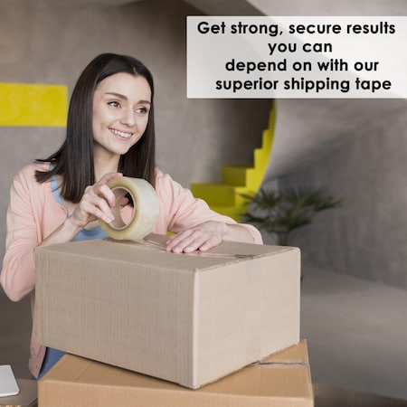 Idl Packaging 2in x 110 yd Sealing Tape 2 mil, Clear Packing Tape for Carton Sealing, Moving, Packing, 3PK 3x-1220